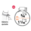 truper abrazaderas de acero inoxidable 3/4" a 1 1/16"
