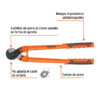 cortador de 18 de cable y alambre truper 101098 cortador de 18 de cable y alambre truper 101098
