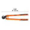 cortador de 18 de cable y alambre truper 101098 cortador de 18 de cable y alambre truper 101098