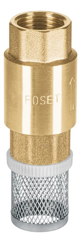 pichancha tipo check de laton inoxidable 1/2 foset 49061 pichancha tipo check de laton inoxidable 1/2 foset 49061