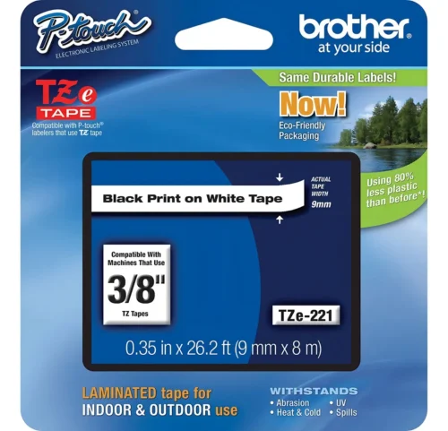 cinta rotuladora tze 221 brother p touch cinta rotuladora tze 221 brother p touch