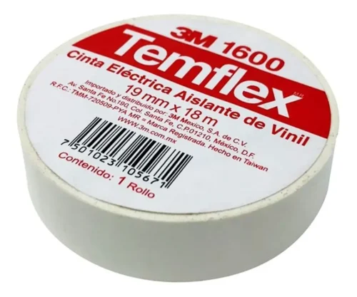 cinta eléctrica 3m 1600 temflex cinta eléctrica 3m 1600 temflex