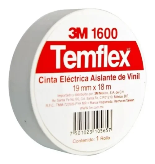 cinta eléctrica 3m 1600 temflex cinta eléctrica 3m 1600 temflex